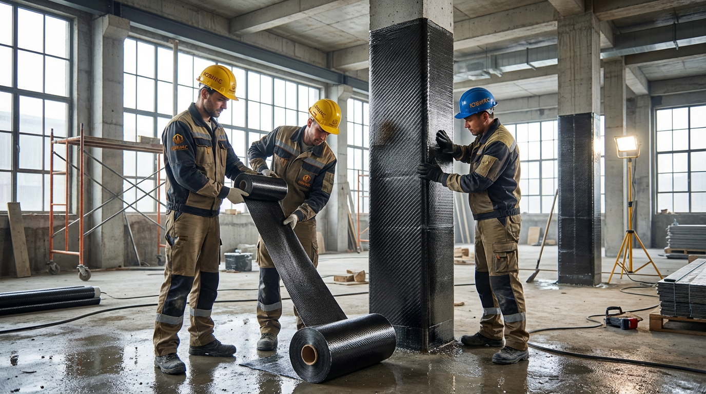 Усиление строительных конструкций углеволокном: технологии, материалы, стоимость работ